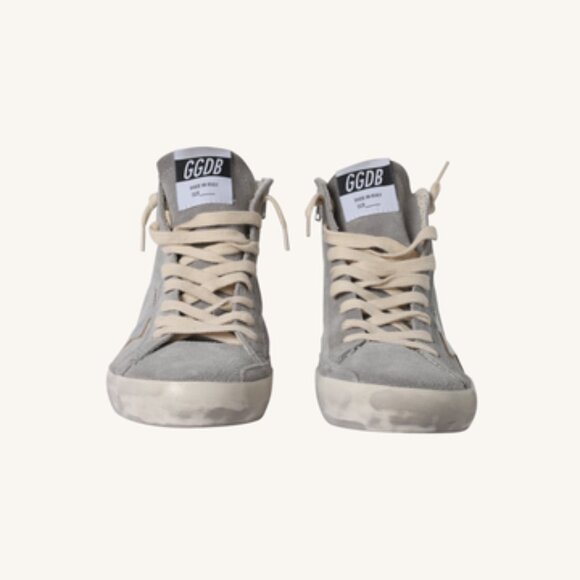 GOLDEN GOOSE SUEDE HIGH TOP FRANCY SNEAKER - Picture 2 of 7